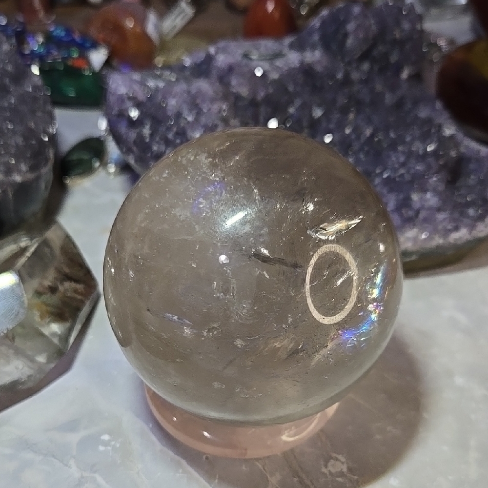 Large Smokey Quartz Sphere